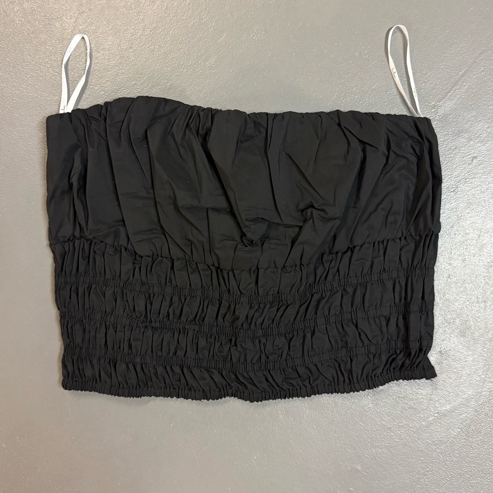 Lulu's Elegant Black Tube Top